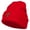 Red, variant on Christmas Cactus Embroidered Long Beanie - Olive OSFM