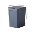 thumbnail image 3 of Three-mode Sensor Trash Can Touchless Sensor Trash Can 13 LiterSmall Capacity Trash Can With Lid Sensor Kitchen Bin Recycling For Kitchen/Living Room/Office, 3 of 9