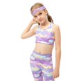 thumbnail image 6 of URMAGIC Kids Girls Tie Dye Sleeveless Sports Crop Top Gymnastics/Dance/Workout Shirts 5-12 Years, 6 of 16