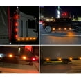 thumbnail image 5 of ABPETE 8Pcs Amber LED Side Marker Light for Truck Trailer - Front Rear Turn Signal, Tail Clearance Indicators, Stop Warning Running Lights - 12-24V Auto Car RV Camper ATV Boat Deck Transom, 5 of 8