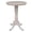 Washed Gray Taupe, variant on International Concepts 30" Round Top Natural Wood Bar Table in Unfinished