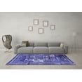 thumbnail image 3 of Ahgly Company Indoor Square Animal Blue Traditional Area Rugs, 7' Square, 3 of 4
