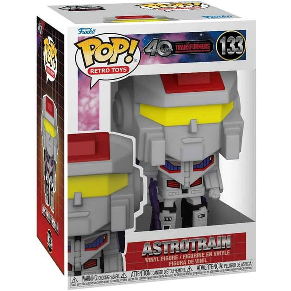 Pop Retro Toys Transformers 3.75 Inch Action Figure - Astrotrain #133