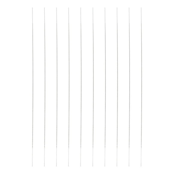 10Pcs 1mm Hoja de sierra de corte ámbar de jade de esmeril Herramienta de corte de sierra de alambre de metal de jade hecha a mano (sin marco de sierra)