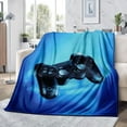thumbnail image 6 of Gaming Blanket for Boys Fleece Cozy Gamer Gift Throw Blanket Gaming Video Games Bed Blanket for Teens Kids Game Room Decor Plush Blanket for Suit for Bedroom Couch Birthday Gift(60''X50''), 6 of 6