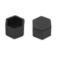 thumbnail image 3 of Unique Bargains 20pcs 19mm Rubber Car Wheel Tire Tyre Nut Screw Cover Caps Hub Protector Black, 3 of 3