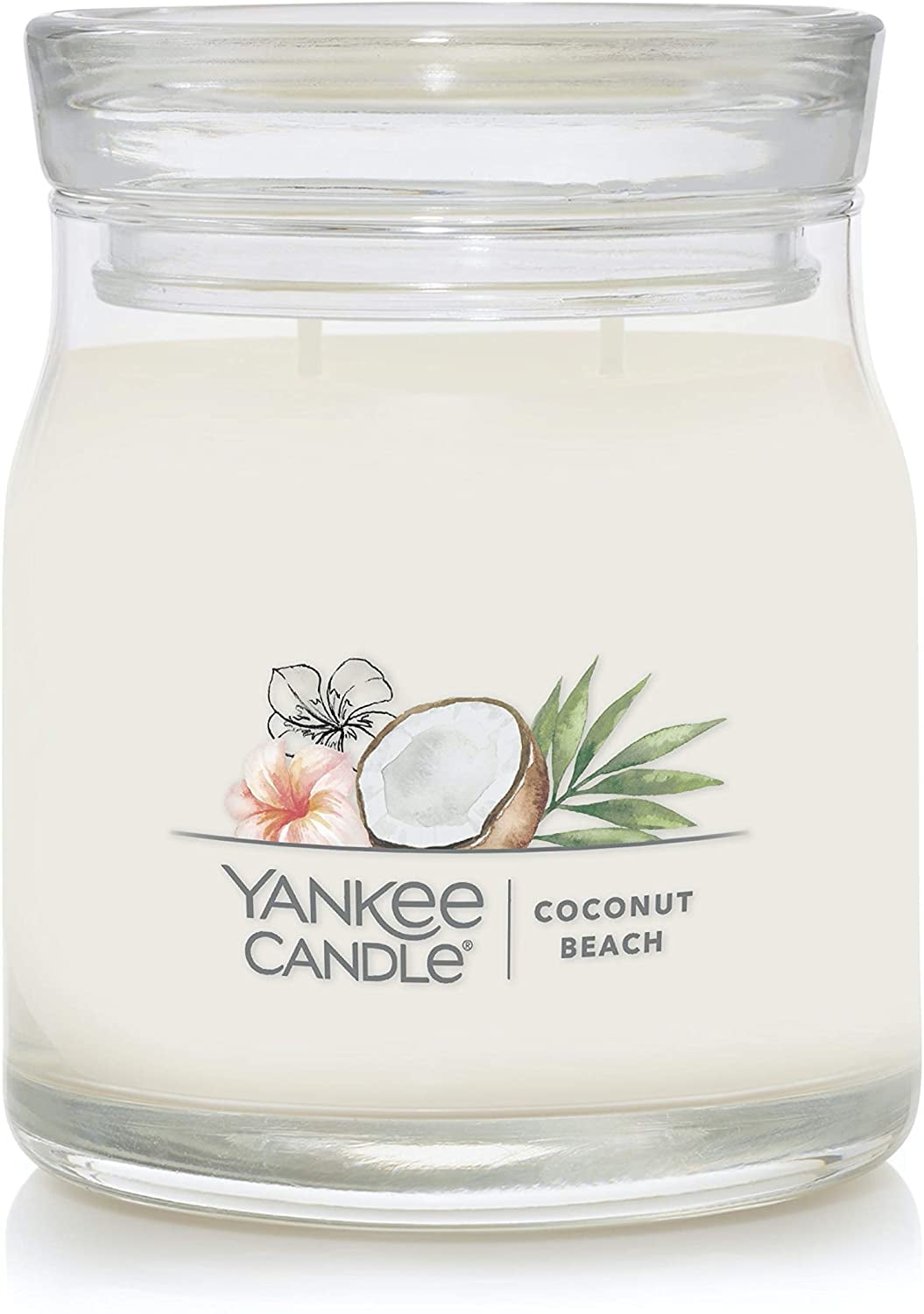 Large Jars Yankee Candle Coconut & Sea Air No.1  Lot of Two 22 oz 