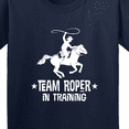 thumbnail image 4 of Inktastic Team Roper in Training Cowboy Youth T-Shirt, 4 of 5