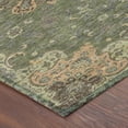 thumbnail image 3 of Addison Rugs Chantille Indoor/Outdoor Traditional Global Olive Machine Washable Rectangle Rug, 5' x 7'6", 3 of 8