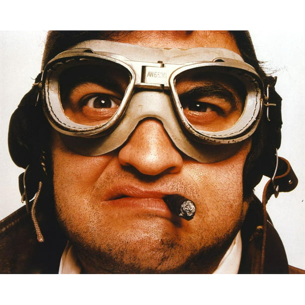 John Belushi wearing Goggles Close Up Portrait Print Wall ...