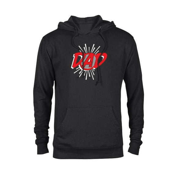 Marvel Avengers Logo Dad Father's Day - Pullover Hoodie for Adults - Customized-Black