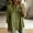 Green, variant on Only Moment Blouses for Women 3/4 Sleeve V Neck Wash Cotton with Button Cuffs Dressy Casual Summer Outfits Early Fall Fashion Spring Clothes Pink,S