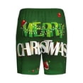 thumbnail image 2 of Haiem Merry Christmas Men's Pajama Short with Soft Woven Cotton Elastic Waistband Sleep Short-Large, 2 of 9
