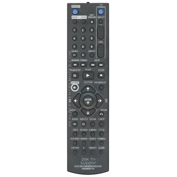 Anderic Generics Akb For Lg P N Akb Dvd Vcr Combo Player Remote Control New Walmart Com Walmart Com