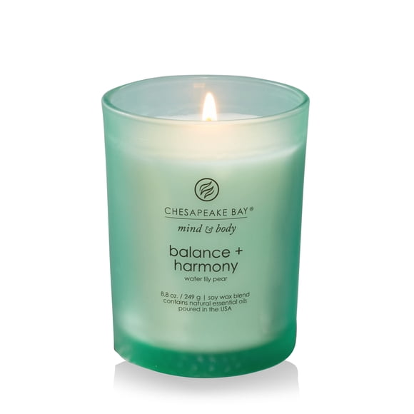 Vela aromática Chesapeake Bay Balance + Harmony Water Lily Pear