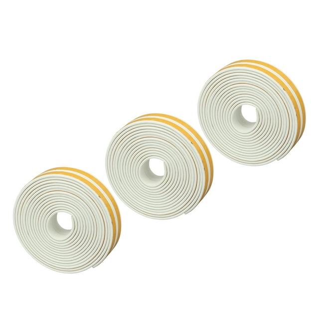 Mousse Coupe-Froid, Joint de Porte Bande d'Isolation Rouleau Résistance à Haute Température Absorption Acoustique Multi-Usage Haute Densité EPDM pour Porte de Fenêtre Blanc, Brun, Gris