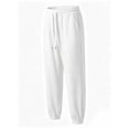 thumbnail image 4 of Klisyaur Mens Joggers Pant Elastic Waist Drawstring Workout Sports Trousers Casual Loose Solid Color Pants with Pockets, 4 of 9