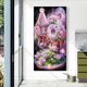 thumbnail image 3 of Diamond Painting Drill Castle 5D Rhinestone Ronda completa para la decoración de la habitación Rosa Hugtrwg Para estrenar, 3 of 9
