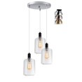 thumbnail image 3 of Woodbridge Lighting Blake 6.5" Metal Cluster with Vintage Bulb in Satin Nickel, 3 of 5