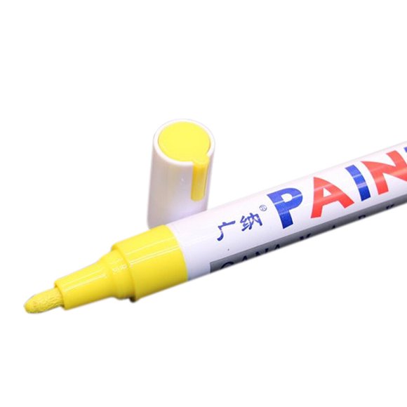 1pc Color Marker Tire Tread Rubber Paint Metal Face Marker pen Permanent Paint Marker Pen