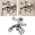 thumbnail image 4 of Multifuncional Single Cold Doble Grifo Eficiente Single Cold Faucet Firm Baño Grifo Moderno Fregadero Grifo Acero Inoxidable Juego De Grifos Para Baño En Casa Inodoro Kearding HA013839-00, 4 of 6