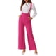 thumbnail image 2 of INSPIRAR CHIC Mono de Mujer con Tirantes Ajustables y Pierna Ancha, Mono con Tirantes en Color Rosa Fucsia, 2 of 6