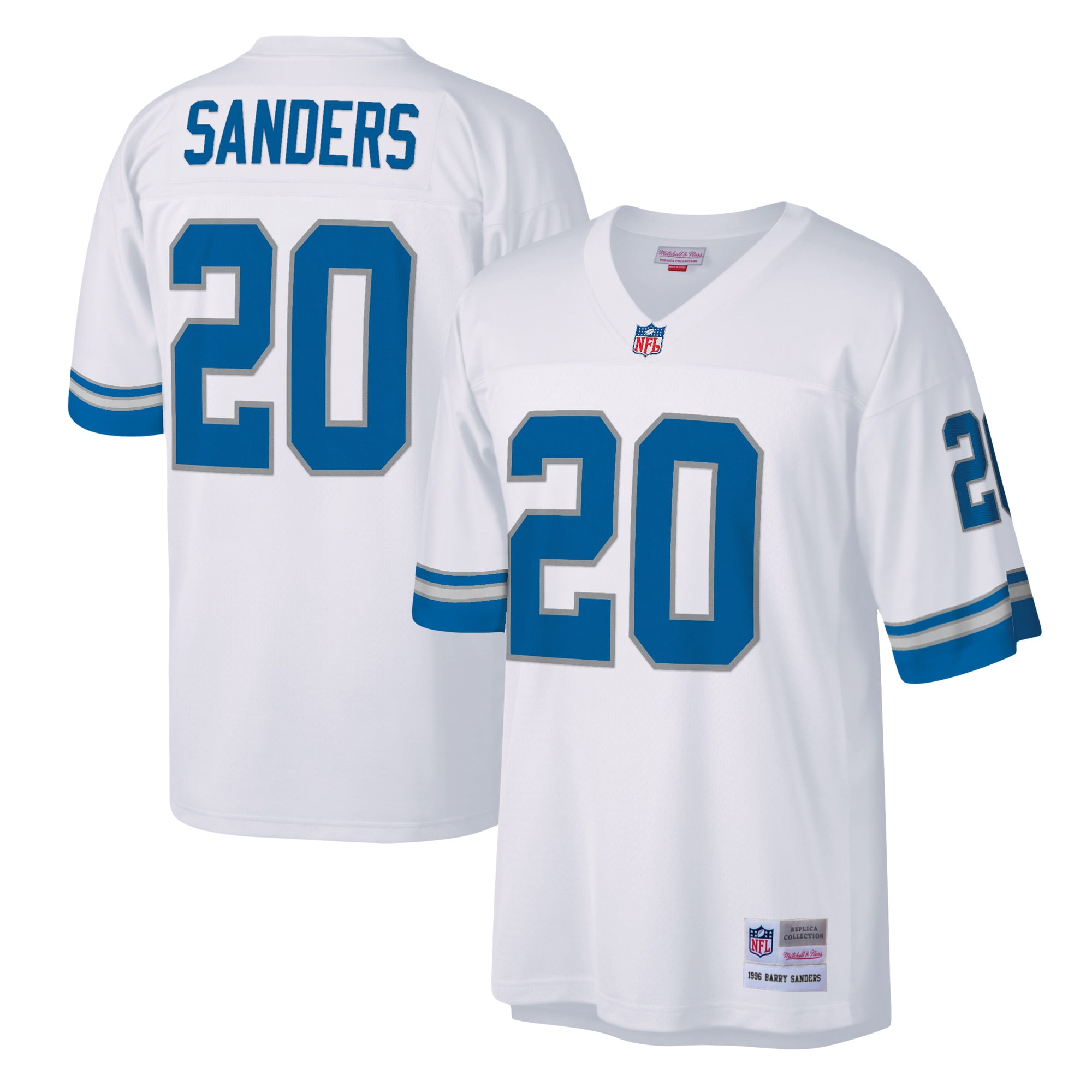 Barry Sanders Detroit Lions Mitchell & Ness Legacy Replica Jersey ...