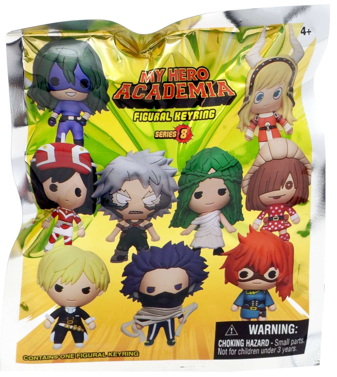 Monogram Naruto Shippuden Series 6 3D Foam Bag Clip Keychain