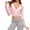 Pink, variant on Pilates Wrap Top Womens Long Sleeve Shirt Top Deep V Neck Ribbed Knit Casual Slim Fit Basic Yoga T Shirt Yoga Wrap Top Black M