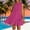 Hot Pink, variant on Sentmoon Formal Dresses for Women Business Casual Sleeveless Crew Neck Boho Dresses Summer with Print Regular Fit Plus Size Mini Dress Active for Everyday Casual Wear Orange L