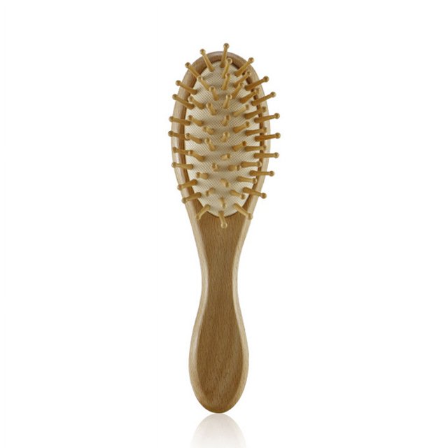 Juego de cepillos de lana para bebés, cepillo de champú para niños, peine de madera, peine de masaje, peine de champú para bebés, artefacto exfoliante