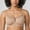 Khaki, variant on Women’s Push Up Bra Lifts Bust Conceals Side Sagging Mesh Sheer Coverage Wirefree Light Blue M