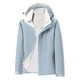 thumbnail image 1 of Chaquetas y abrigos casuales con capucha de manga larga para mujer, camisetas lisas, blusas de manga larga, blusas casuales, chaquetas cortavientos, chaquetas con capucha, conjuntos para senderismo al, 1 of 3