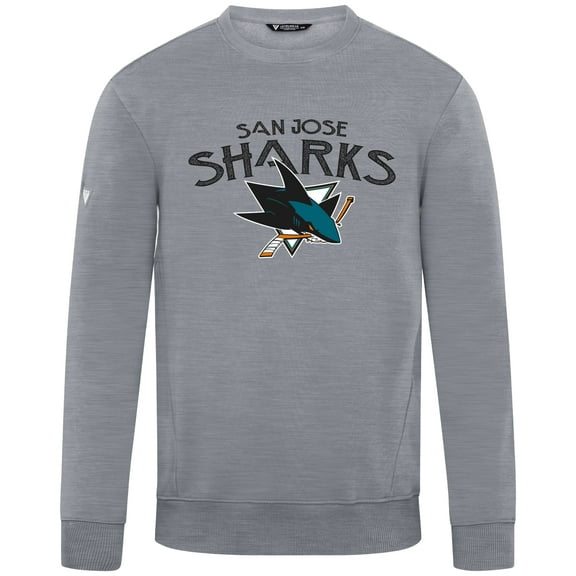 Men's Levelwear  Gray San Jose Sharks  Zane Mission Sweatshirt