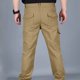 thumbnail image 3 of Ceisia Men's Solid Color Nylon Quick-Dry Cargo Pants, Multi-Pocket Waterproof Outdoor Trousers for Men Gold M Gifts, 3 of 4
