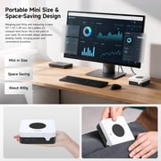 CHUWI LarkBox X Mini PC,256GB SSD 8GB RMA,Intel i3-1220P (10C/12T, up to 4.4GHz),Windows 11 Mini Gaming/Bussiness Desktop Computers,WIFI 6,Hybrid–Cooling System