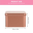 thumbnail image 4 of LOVEVERSquare Metal Tea Tin Canister with Lid for Loose Tea Storage and Gifts, 4 of 6