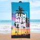 thumbnail image 4 of Toalla De Playa Toallas de playa impresas Manta de picnic absorbente plegable rectangular de microfibra (A), 4 of 8
