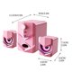 thumbnail image 3 of Bluetooth Desktop Speakers System | 2.1 Channel Audio | Built-in Subwoofer | HiFi Sound | USB Powered | Magnetic Noise Reduction | Cool LED Light Effects | Multiple Wired Wireless Modes | 3.5mm AUX, 3 of 5