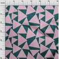 thumbnail image 2 of oneOone Organic Cotton Voile Fabric Rectangle & Triangle Geometric Decor Fabric Printed BTY 42 Inches Wide, 2 of 4