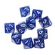 thumbnail image 1 of 10 dados azules de diez caras D10 para juegos de mesa de rol D&amp;D, 1 of 7