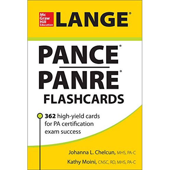 Pre-Owned LANGE PANCE/PANRE Flashcards, 9780071798440, 0071798447, Paperback, 1 edition