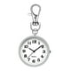 thumbnail image 3 of Reloj de bolsillo para enfermera, colgante, regalo, compacto, llavero, reloj minimalista de enfermería. Plata, 3 of 9