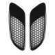 thumbnail image 1 of Glossy Black/Carbon Fiber Engine Hood Vent Louvers Air Scoop Bonnet Vent Cover For BMW E90 E91 E92 E93 M3 Air Intake Cover, 1 of 4