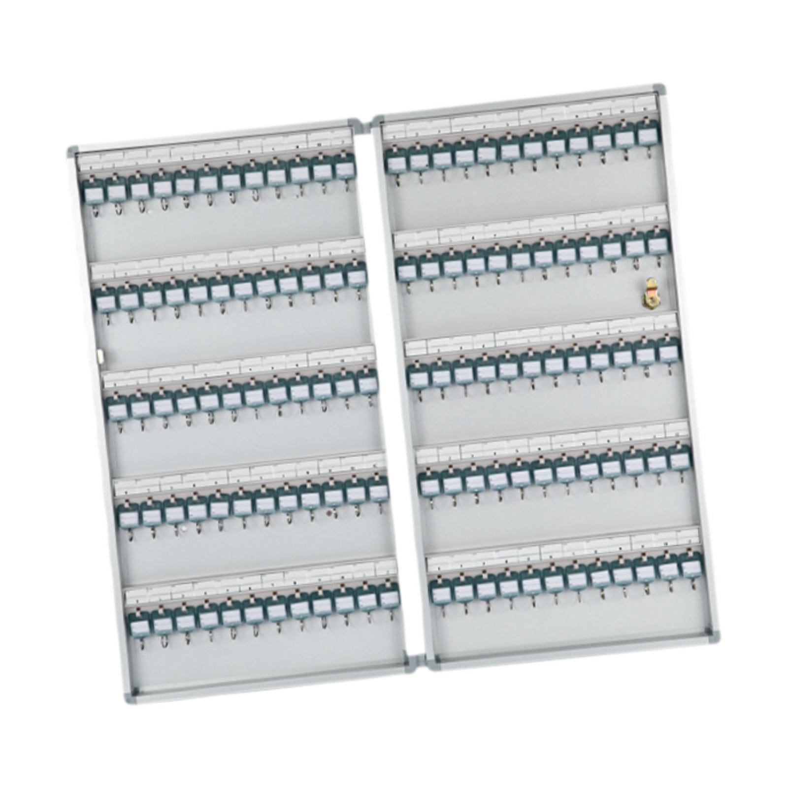figatia 120 Position Key Lock Box Key Management with Key Tag Labels Stickers and Hooks Keeper Box Key Cabinet for Car and House Keys