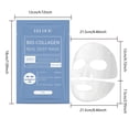thumbnail image 3 of Fiudx Ofertas Relámpago Mascarilla Facial Hidratante Y Reafirmante Parche Para El Cuidado De La Piel Piel Sensible Aplicar Reducir Las Arrugas Nutrición Hidratante Mascarilla Facial 5 Ml 4 Piezas, 3 of 6