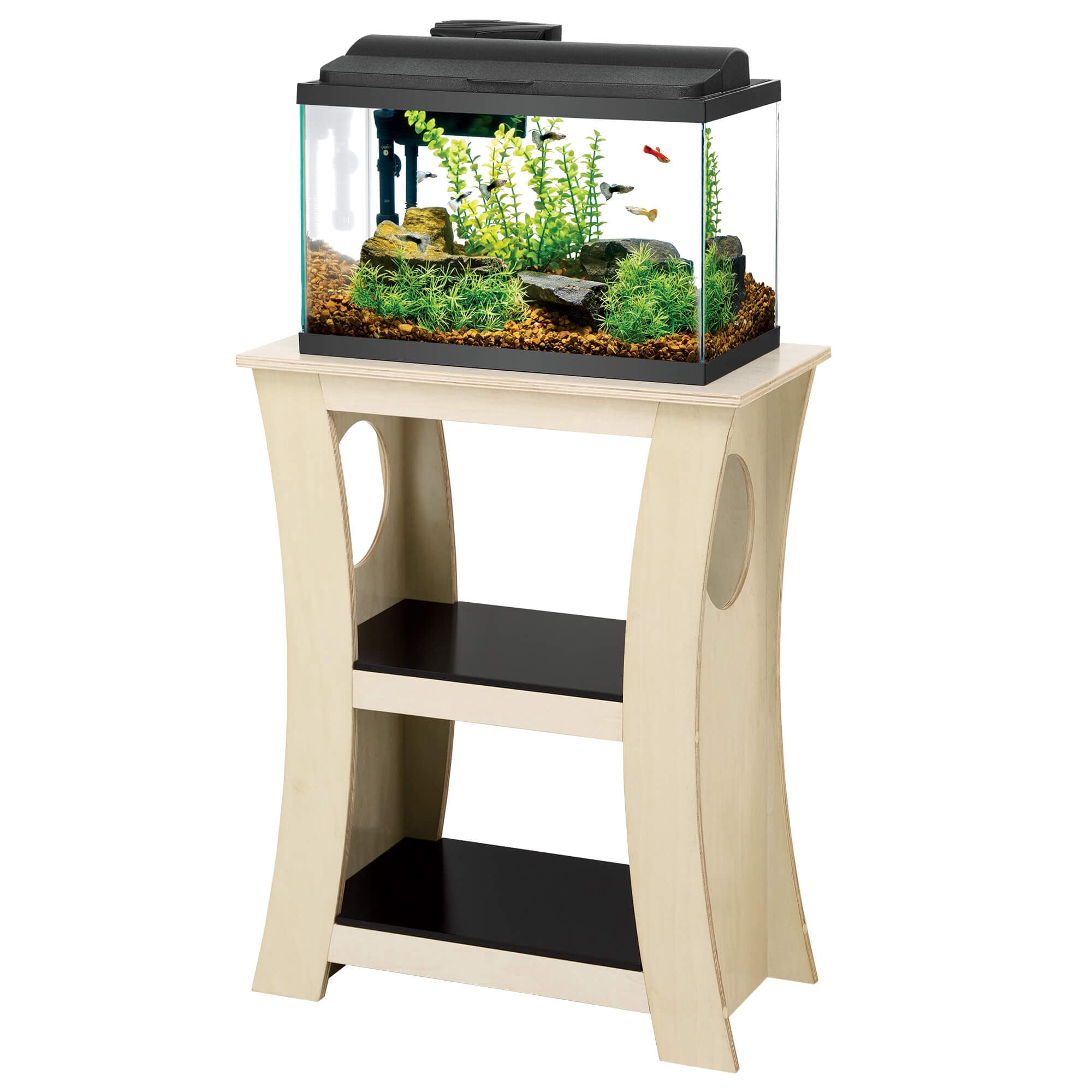 Aqueon Standard Open-Glass Glass Aquarium Tank 10 Gallon