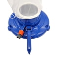 thumbnail image 5 of XIAOLE Swimming Pool Supply Weighted Transparent Circular Pool Vacuum Head,With Swivel Hose Connection And Clip Handle,Connect 1-1/4" Or 1-1/2" Hose,Removes Debris,Clean Corners,Blue, 5 of 8