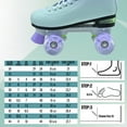 thumbnail image 2 of JZY Quad Roller Skates with Light-Up Wheels,High-Top Design for Women, Men & Teens, 2 of 7