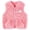 Pink, variant on ZACPNCV Kids Sherpa Fleece Vest Boys Girls Cute Embroidery V‑Neck Full Zip Sleeveless Waistcoat with Pockets Fall Winter Warm Outerwear,Olive Green